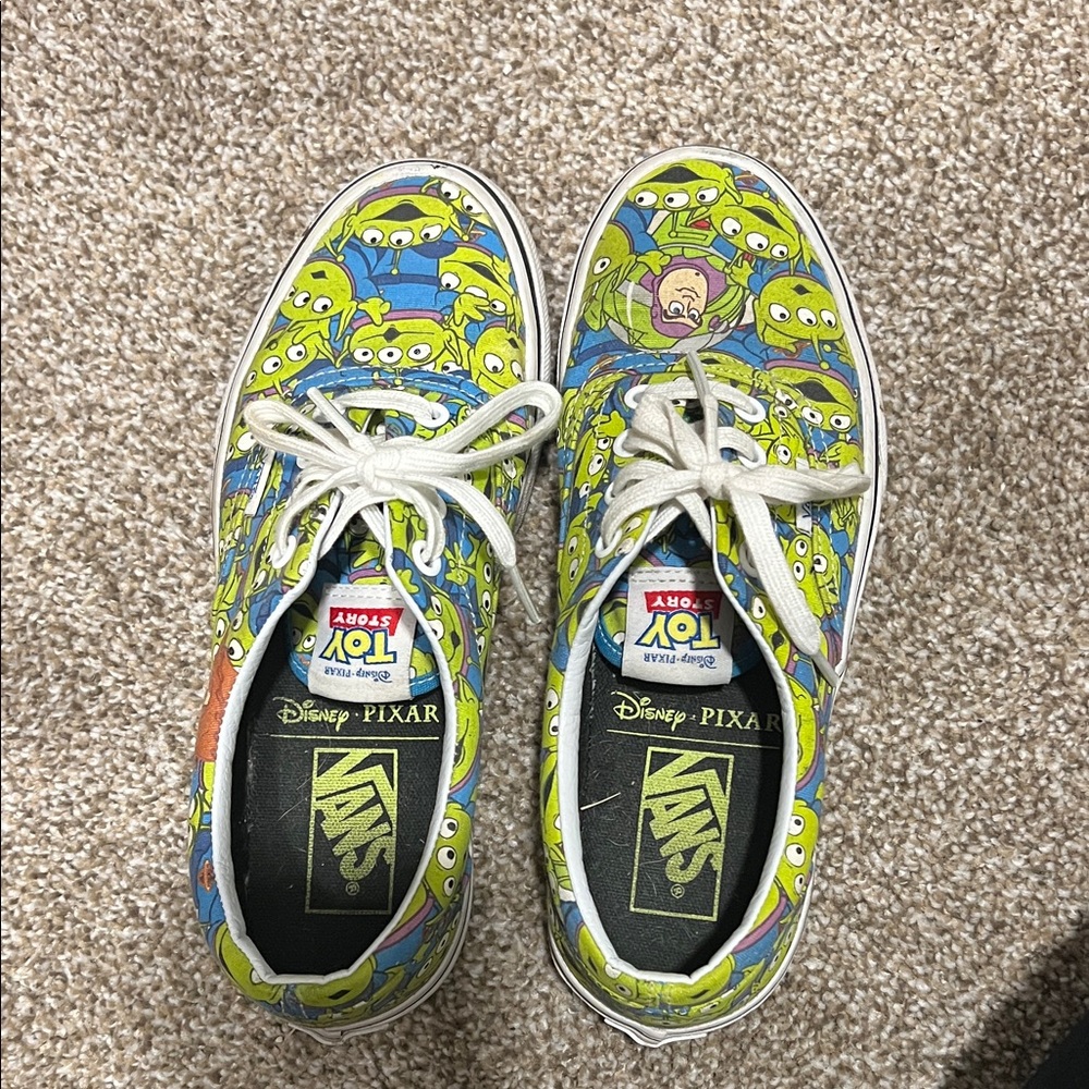 Vans x Toy Story limited edition shoes - glow in the dark